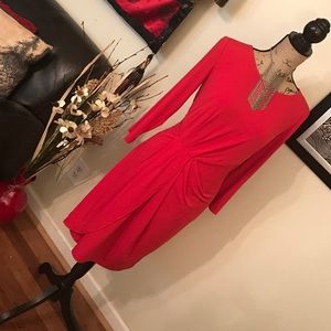 MUSE stretch fabric dress
