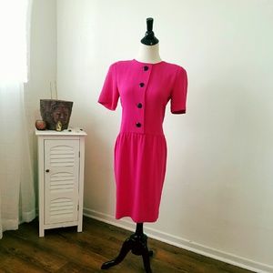 Hot Pink 90's dress