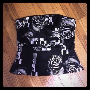 Strapless dressy top