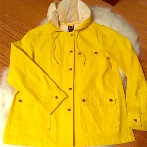 Gap Yellow Women's Raincoat
