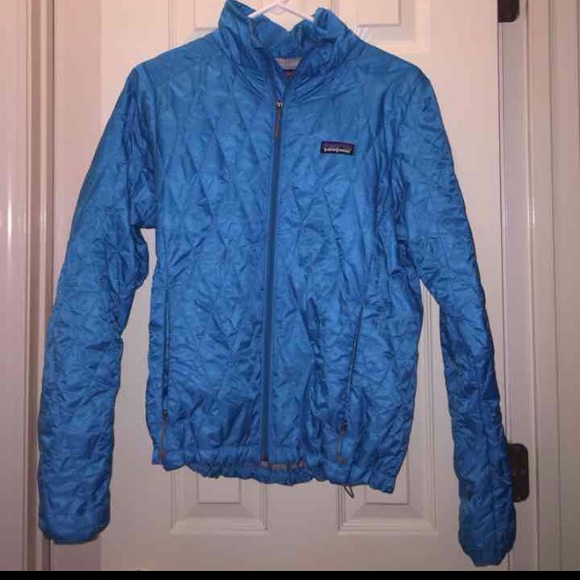 Blue Patagonia Quilted Nano Puff Jacket
