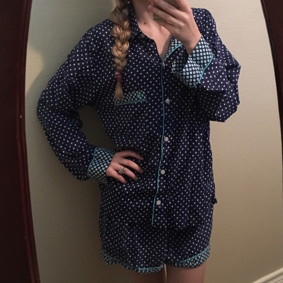 Victoria's Secret Polka Dot Pajama Set