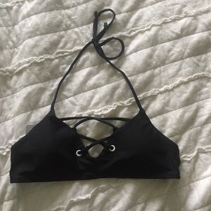 Aerie NEW black swim top (online only)