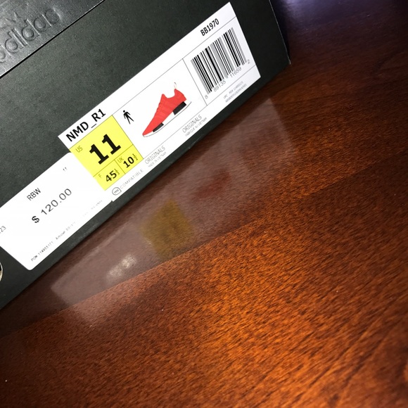 Adidas NMD red/black size 11