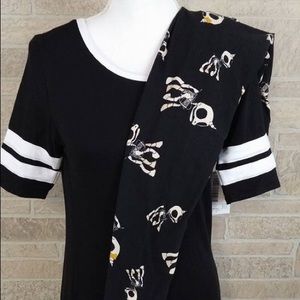 Unicorn Skeleton Halloween OS black