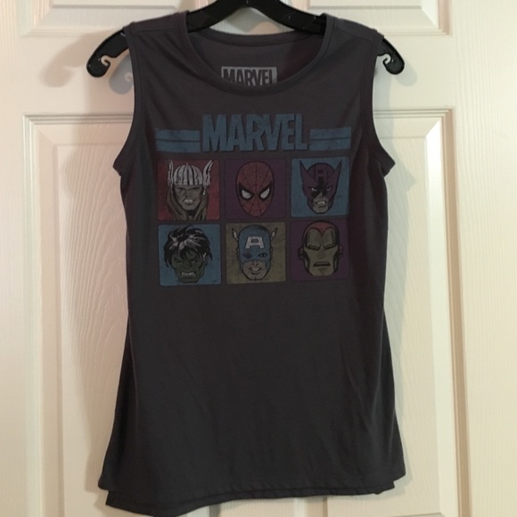 Marvel Comic Fitted Tank Top