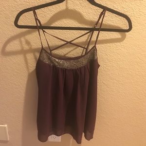 Cute maroon tank top from Mossimo size small