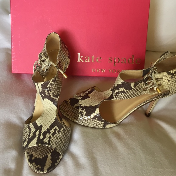 Kate Spade snakeskin pumps