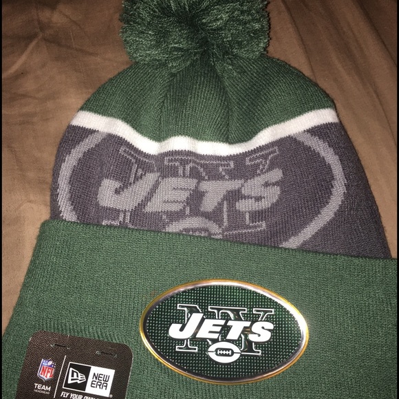 New York Jets knit fleece hat