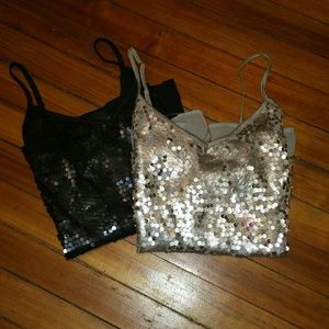 💥2 for 1💥 Sequin Spaghetti Stral Tops