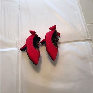 Red infant "high heels"