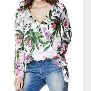 Guess surplice blouse