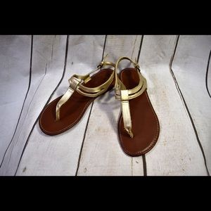 Gap gold sandals