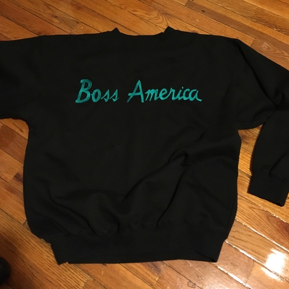 Boss American stitched crew neck
