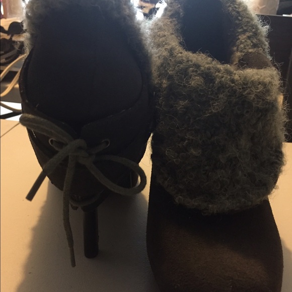 Grey booties