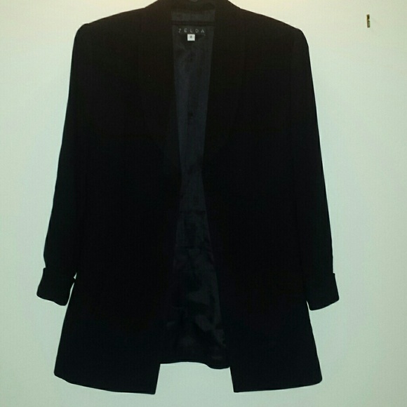 ZELDA Black Blazer