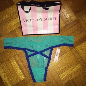 Teal and Blue VS Thong