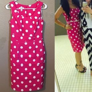 Dress barn polka dot dress