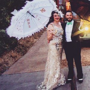 Gatsby Style wedding gown (couture)