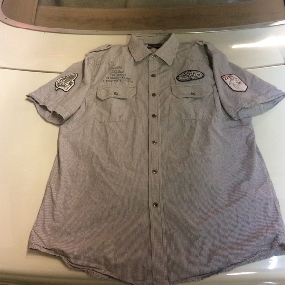 Marc Ecko men's button down shirt