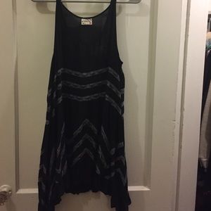 Free People Voille &a Lace Slip