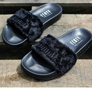 Fur slides by Fenty women's