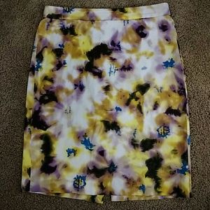 J Crew "tie dye" skirt