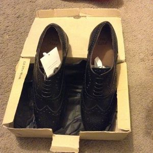 Never Worn Black Zara Oxfords