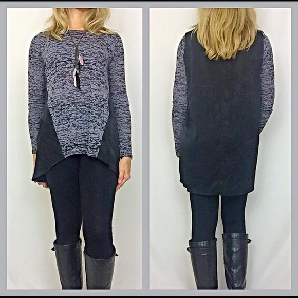 🔴PRICEDROP🔴Burnout Hi Low Tunic Black Gray S - Picture 6 of 7