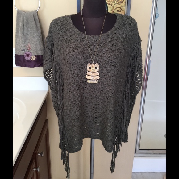 Knitted Poncho