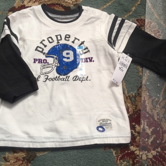 Children's place long sleeved shirt 12 months nwt
