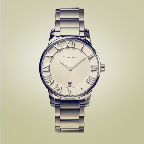 Tiffany & Co Atlas Silver watch - Picture 1 of 4