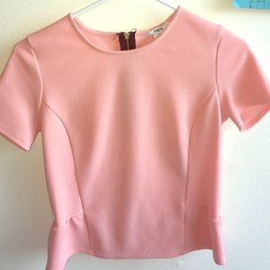 Bar III Textured Light Pink Blouse