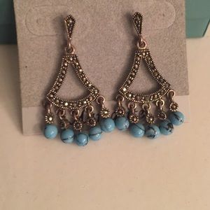 Sterling silver turquoise earrings