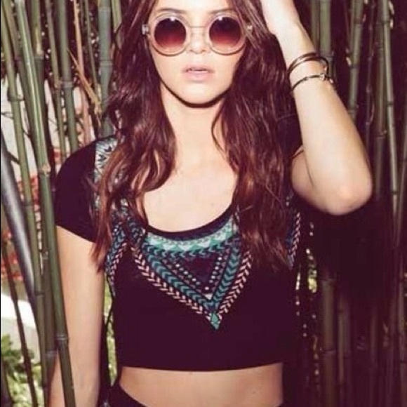 Kendall and Kylie Tribal Crop Top