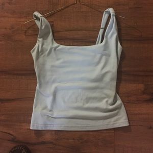 Susana Monaco baby blue camisole fitted tank