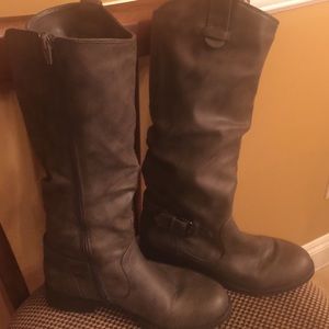 Dark grey boots from target