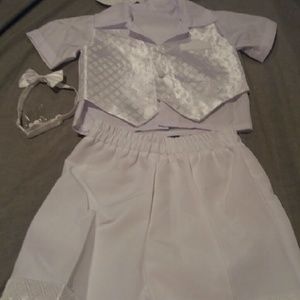 5pc boys baptismal outfit