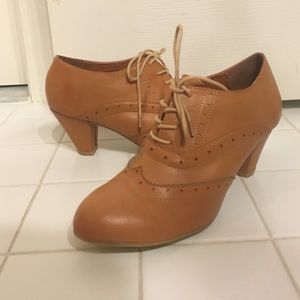 Ankle lace up booties