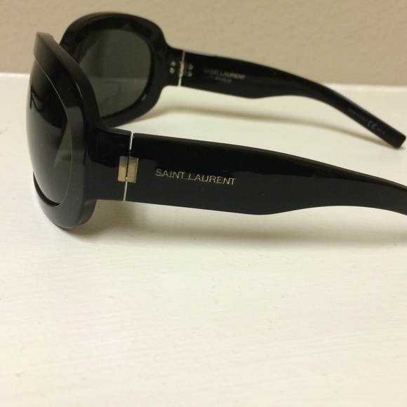 Authentic Saint Laurent dark black sun glasses