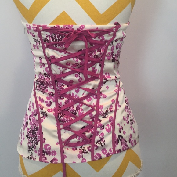 Bebe Floral Bustier - Picture 2 of 4