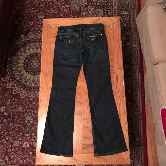 Made in the USA Hudson bootleg jeans. Dark wash - Picture 4 of 6