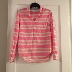 J Crew half button-down size 4