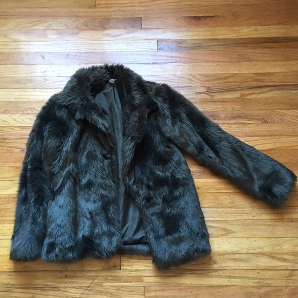 Faux fur jacket