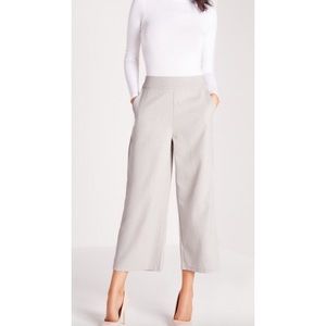 Wide leg pants grey