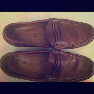 Cole haan leather loafers "used"
