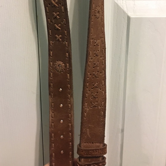 Brown Miss Me belt