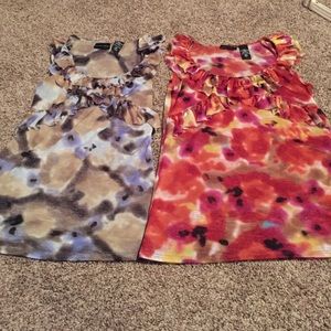 Pair of two New York and Company Blouses