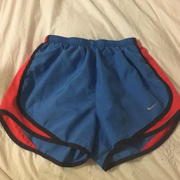 Blue nike shorts