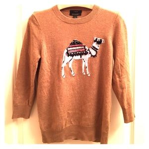 J Crew camel sweater